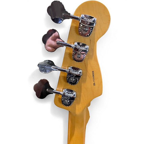 Used 2020 Fender American Professional II Precision Bass LH MYSTIC SURF GREEN Electric Bass Guitar