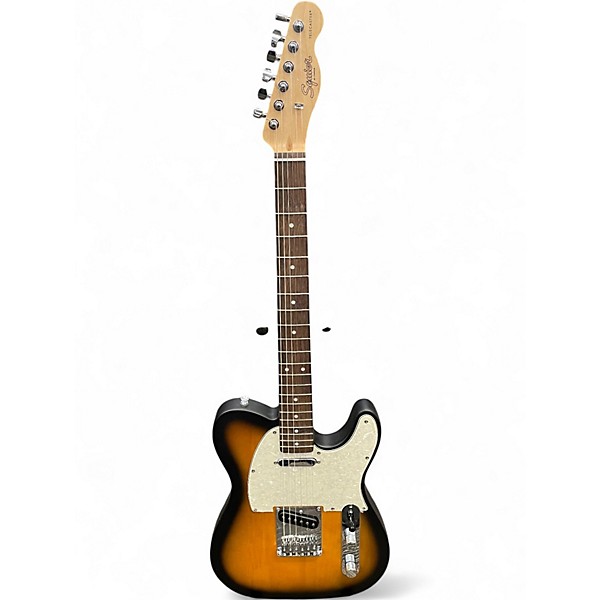 Used Squier Standard Telecaster Brown Sunburst Solid Body Electric Guitar