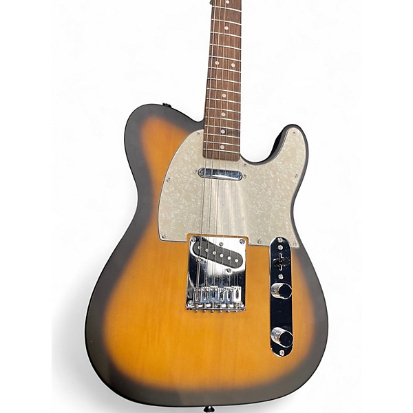 Used Squier Standard Telecaster Brown Sunburst Solid Body Electric Guitar
