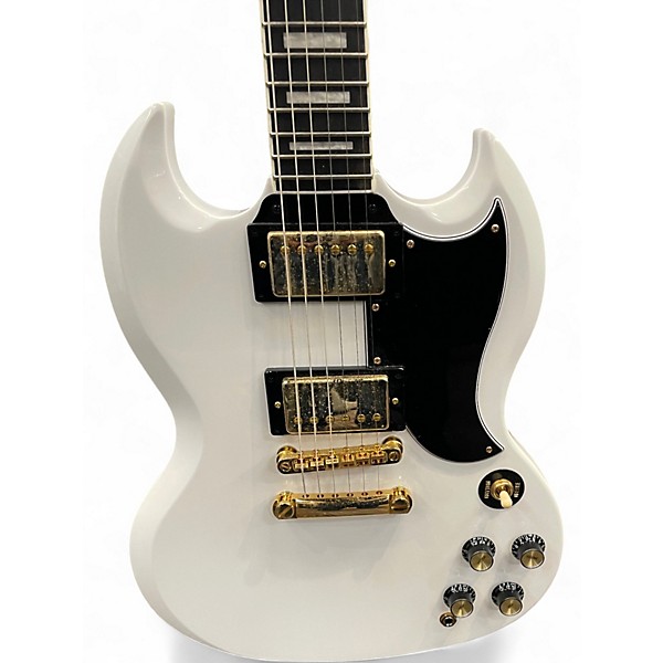 Used Epiphone Custom SG Alpine White Solid Body Electric Guitar