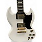 Used Epiphone Custom SG Alpine White Solid Body Electric Guitar