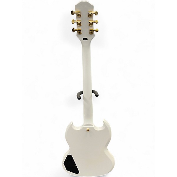 Used Epiphone Custom SG Alpine White Solid Body Electric Guitar