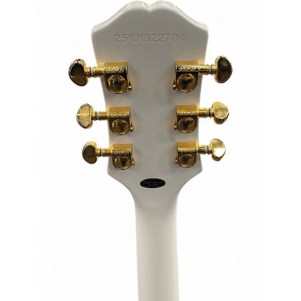 Used Epiphone Custom SG Alpine White Solid Body Electric Guitar