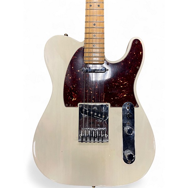Used Fender American Deluxe Ash Telecaster White Blonde Solid Body Electric Guitar