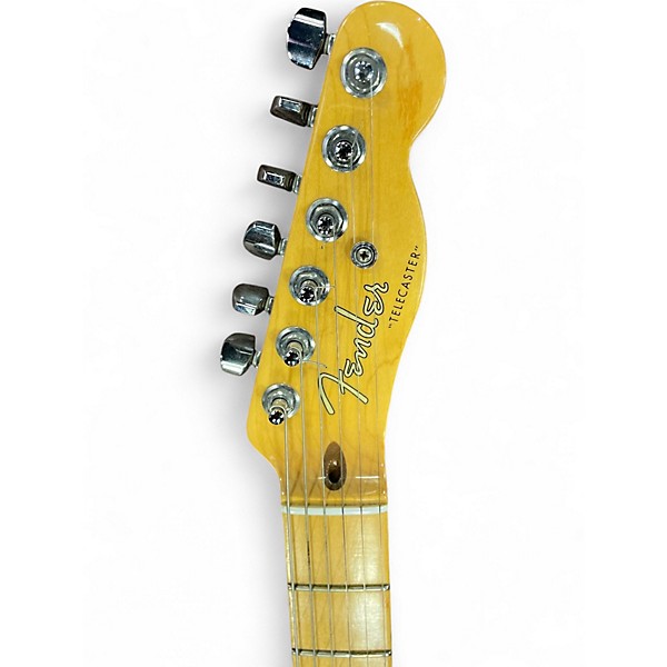 Used Fender American Deluxe Ash Telecaster White Blonde Solid Body Electric Guitar