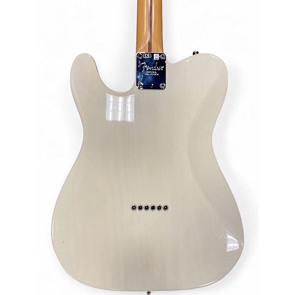 Used Fender American Deluxe Ash Telecaster White Blonde Solid Body Electric Guitar