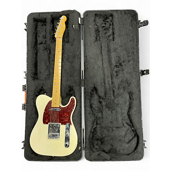 Used Fender American Deluxe Ash Telecaster White Blonde Solid Body Electric Guitar