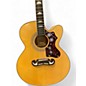 Used Epiphone EJ200SCE Natural Acoustic Electric Guitar