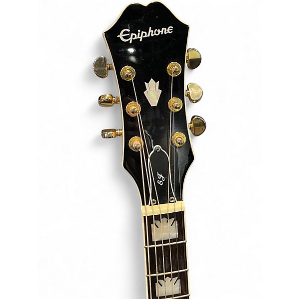 Used Epiphone EJ200SCE Natural Acoustic Electric Guitar