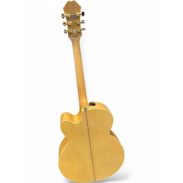 Used Epiphone EJ200SCE Natural Acoustic Electric Guitar