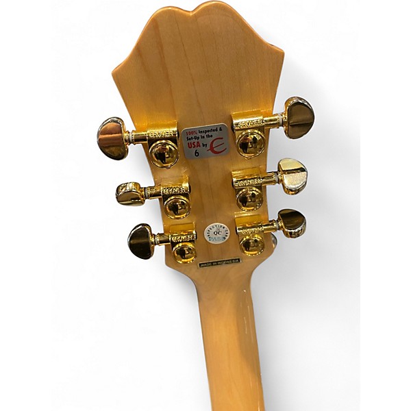 Used Epiphone EJ200SCE Natural Acoustic Electric Guitar