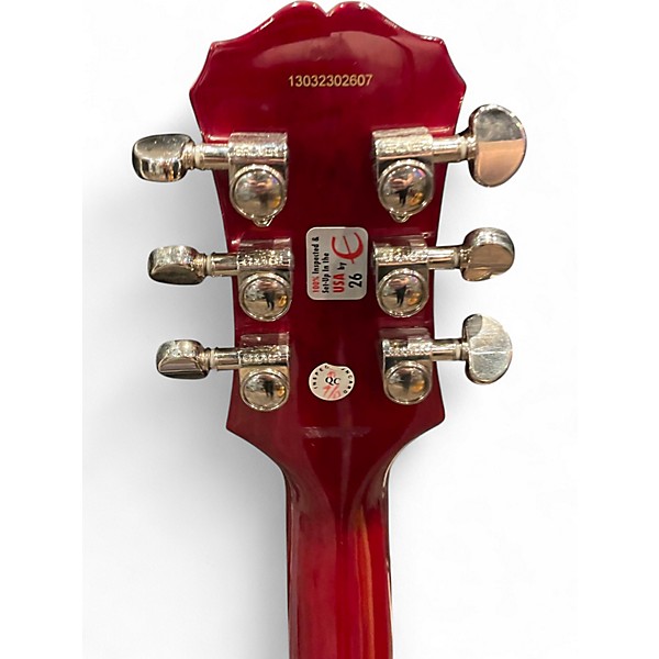 Used Epiphone Nighthawk Custom Reissue Triburst Solid Body Electric Guitar