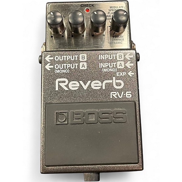 Used BOSS RV6 Digital Reverb Effect Pedal