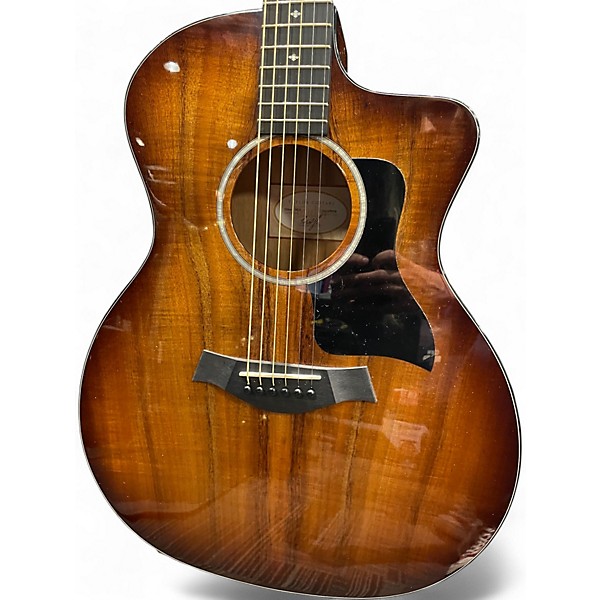 Used Taylor 224CEKDLX Natural Acoustic Electric Guitar