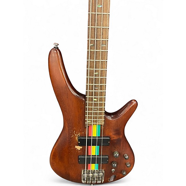 Used Ibanez SR500 Brown Electric Bass Guitar