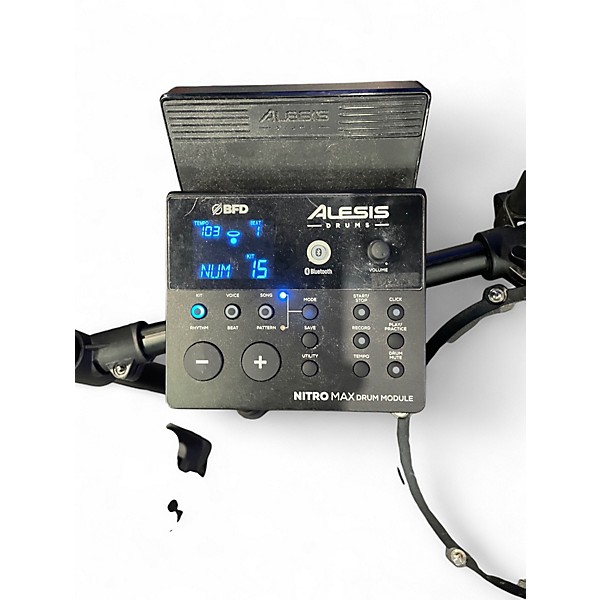 Used Alesis Nitro Max 8-piece Electric Drum Set