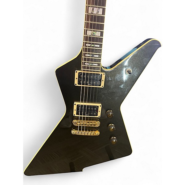 Used Ibanez Destroyer DT420 Black Pearl Solid Body Electric Guitar
