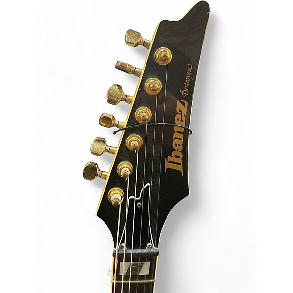 Used Ibanez Destroyer DT420 Black Pearl Solid Body Electric Guitar