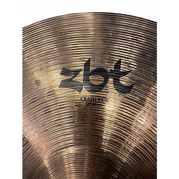 Used Zildjian 18in ZBT Crash Ride Cymbal