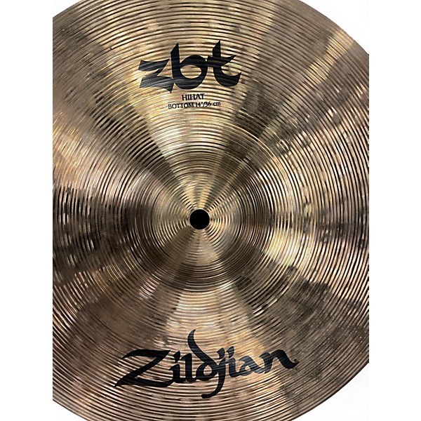 Used Zildjian 14in ZBT Hi Hat Pair Cymbal