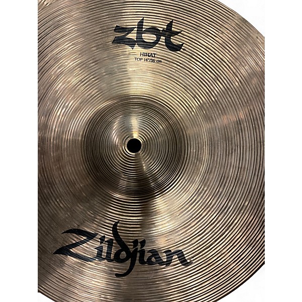 Used Zildjian 14in ZBT Hi Hat Pair Cymbal