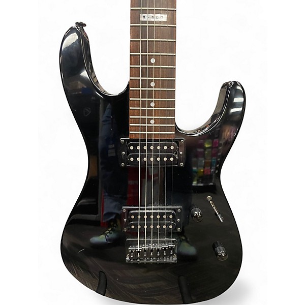 Used ESP LTD M107 Black Solid Body Electric Guitar