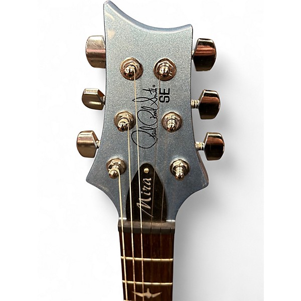 Used PRS Mira SE Blue Solid Body Electric Guitar