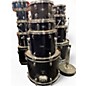 Used Mapex 4 Piece REBEL Black Drum Kit thumbnail
