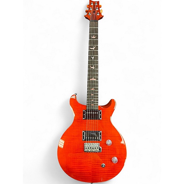 Used PRS Carlos Santana Signature SE Trans Orange Solid Body Electric Guitar