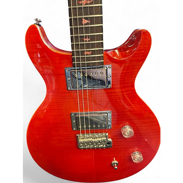 Used PRS Carlos Santana Signature SE Trans Orange Solid Body Electric Guitar