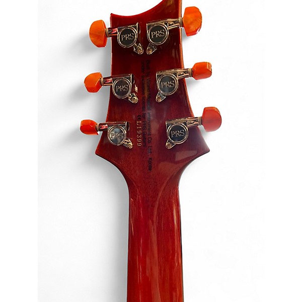 Used PRS Carlos Santana Signature SE Trans Orange Solid Body Electric Guitar