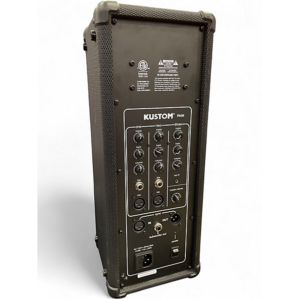Used Kustom PA PA50 Powered Speaker