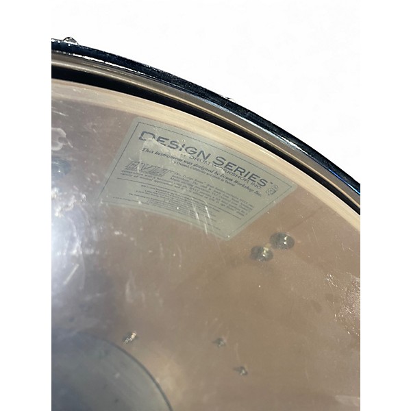 Used DW 3 Piece Design Series Crimson Satin Metallic Drum Kit