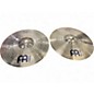 Used MEINL 13in HCS Hi Hat Pair Cymbal thumbnail