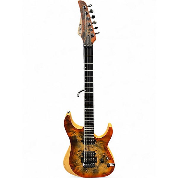 Used Schecter Guitar Research REAPER 6FR Infernoburst Solid Body Electric Guitar