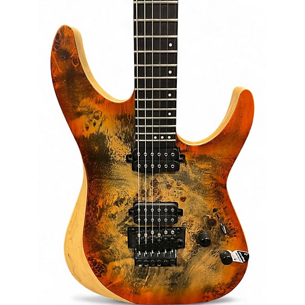 Used Schecter Guitar Research REAPER 6FR Infernoburst Solid Body Electric Guitar