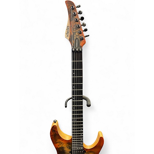 Used Schecter Guitar Research REAPER 6FR Infernoburst Solid Body Electric Guitar