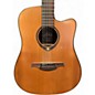 Used Lag Guitars T200D12CE Vintage Natural 12 String Acoustic Electric Guitar