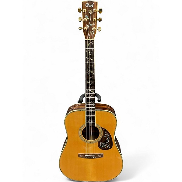 Used Cort earth 1200 Natural Acoustic Guitar