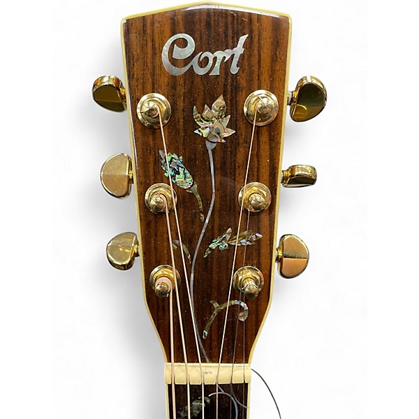 Used Cort earth 1200 Natural Acoustic Guitar