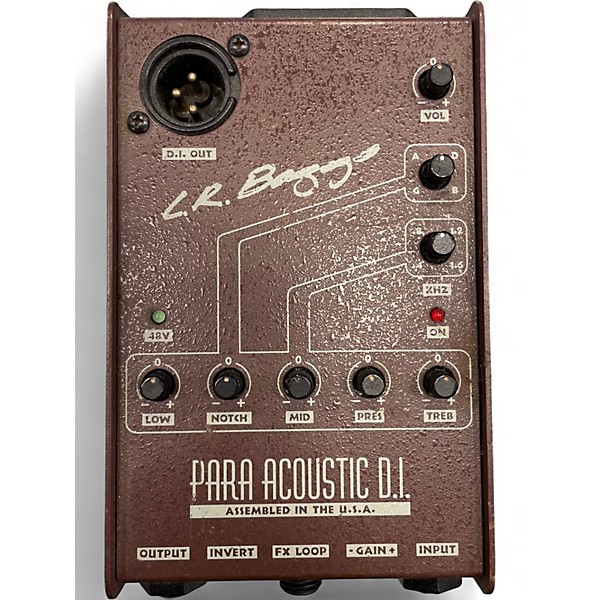 Used LR Baggs Para Acoustic DI Direct Box Pre With EQ Direct Box