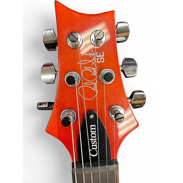Used PRS SE Custom 24 Cherry Sunburst Solid Body Electric Guitar