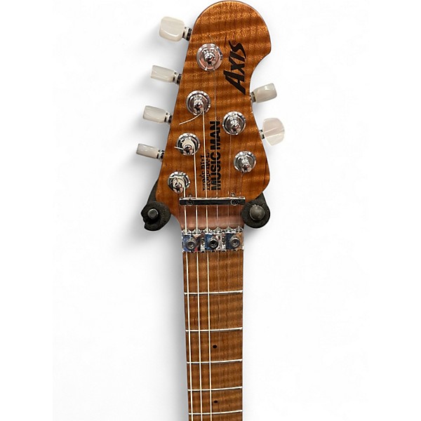 Used Ernie Ball Music Man Axis Trans Amber Solid Body Electric Guitar