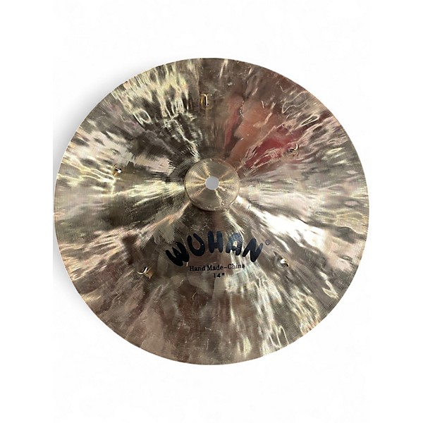Used Wuhan 14in China RIVETS Cymbal