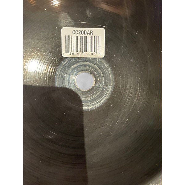 Used MEINL 20in CUSTOM DARK RIDE Cymbal