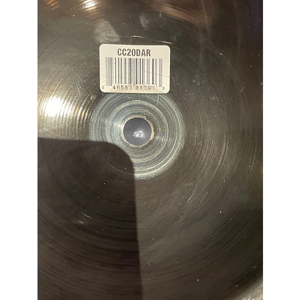 Used MEINL 20in CUSTOM DARK RIDE Cymbal