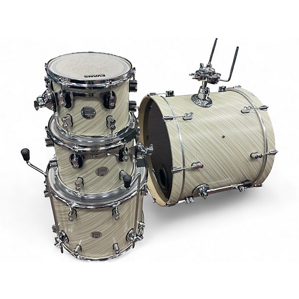 Used PDP by DW 4 Piece Concept Series Twisted Ivory Drum Kit