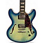 Used D'Angelico DAPCX Blue Hollow Body Electric Guitar