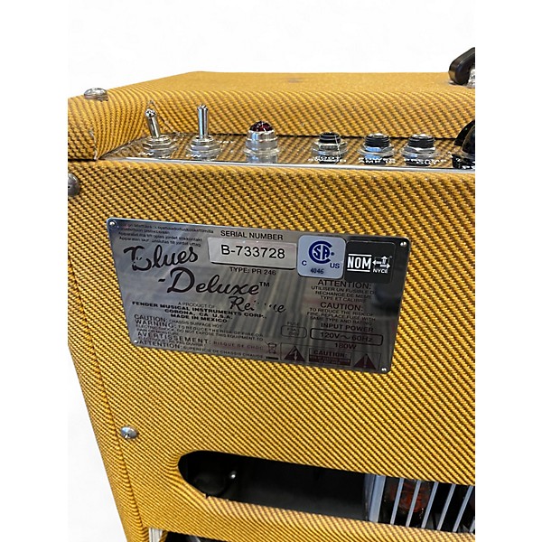 Used Fender Blues Deluxe Reissue 40W 1x12 Tweed Tube Guitar Combo Amp