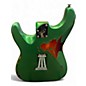 Used Kgd S Style Relic HSS Metallic Green Solid Body Electric Guitar